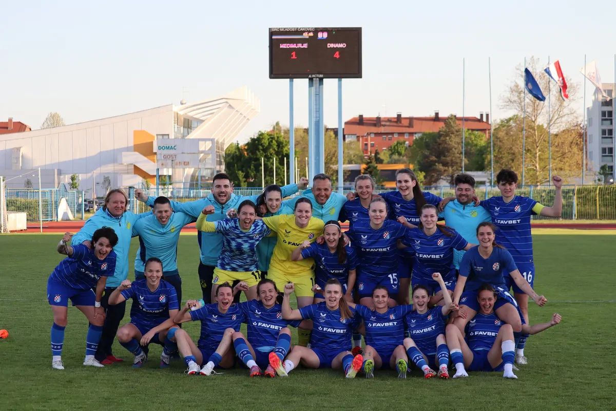 Sigurna pobjeda seniorki ŽNK Dinamo Zagreb na gostovanju kod ŽNK Međimurje-Čakovec