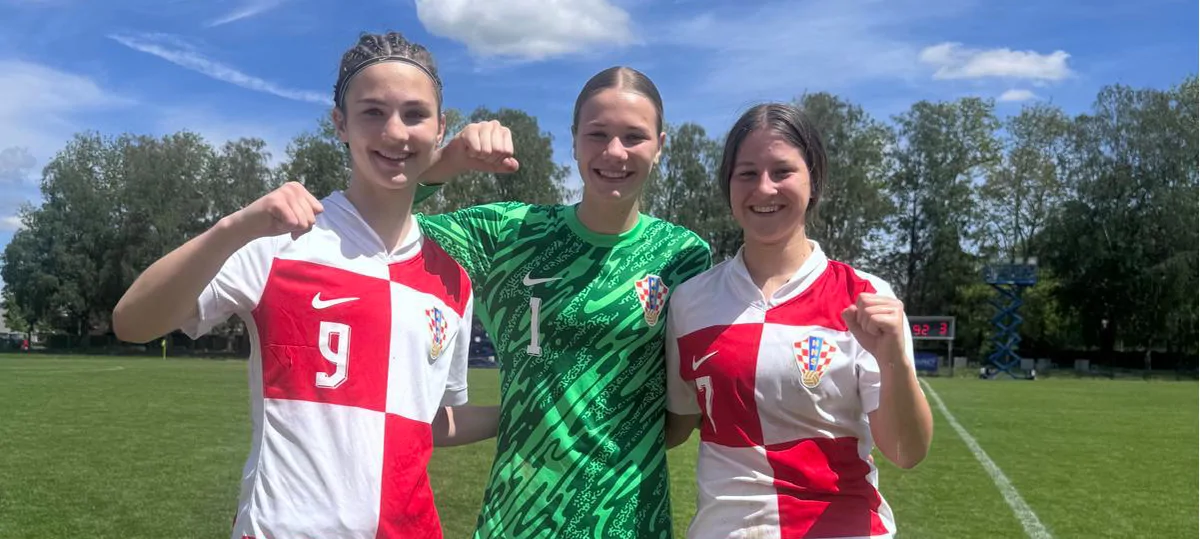 Čikvar, Oremuš i Delišimunović u redovima hrvatske ženske U-16 reprezentacije