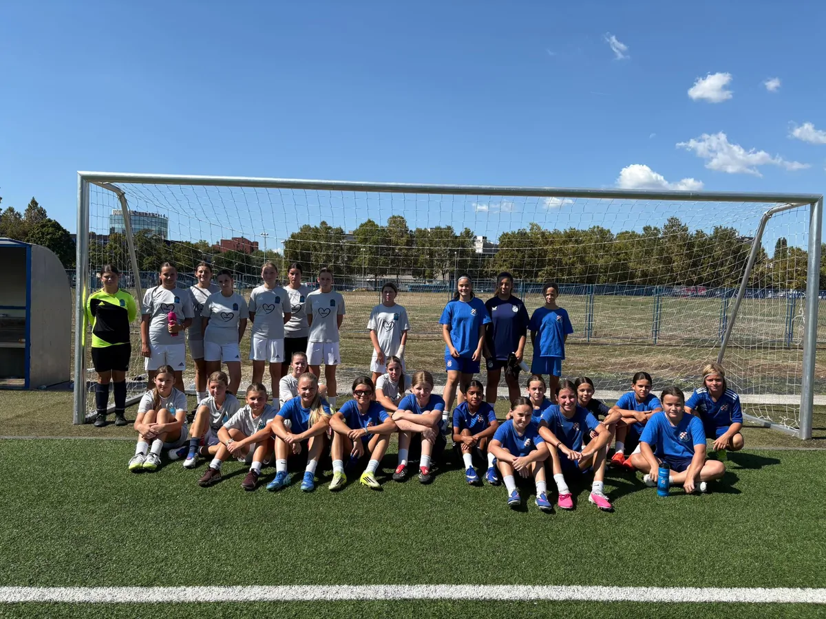 Prijateljske utakmice obje ekipe limačica ŽNK Dinamo Zagreb protiv mladih ekipa NK Studentski grad