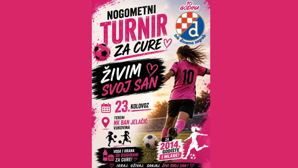 10 godina ŽNK Dinamo Zagreb - turnir Živim svoj san!